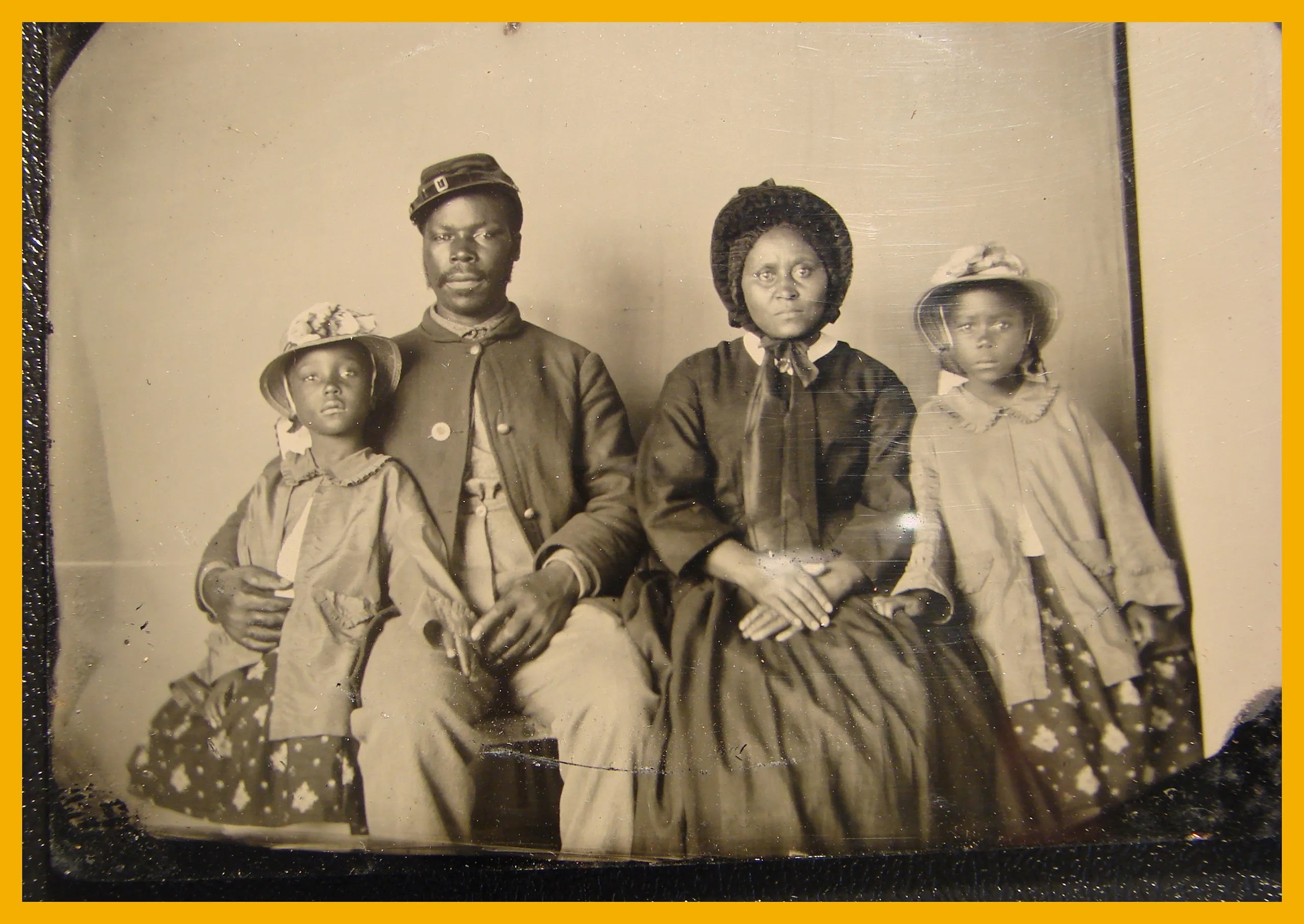 Original damaged photo