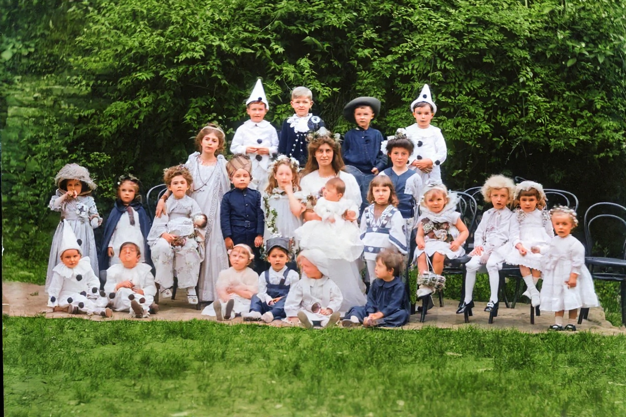 AI restored photo