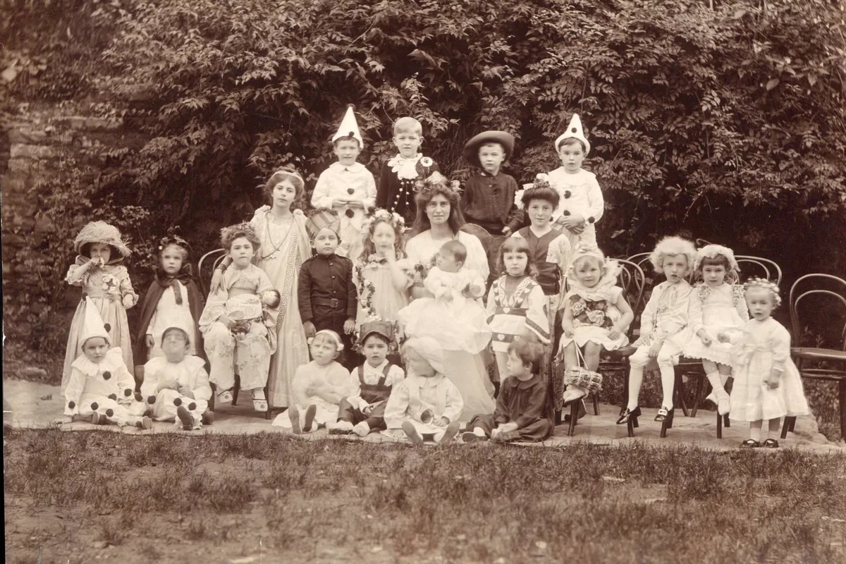 Original damaged photo
